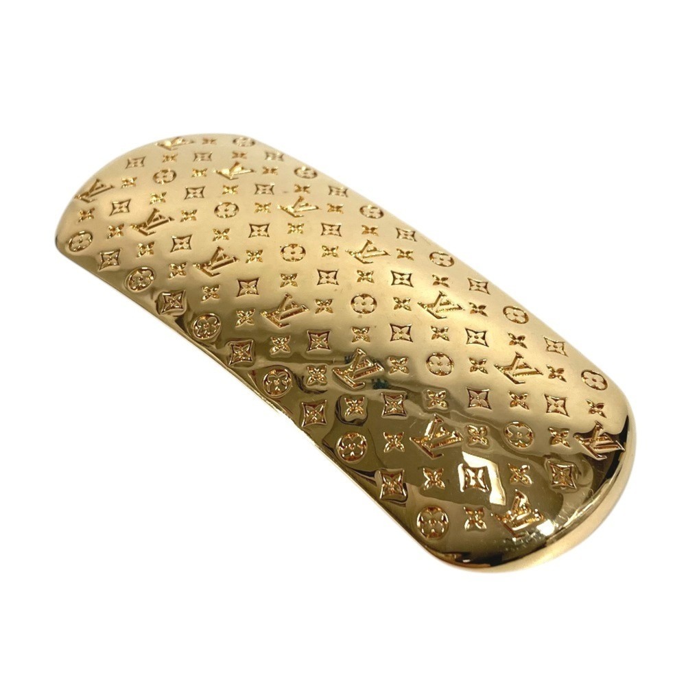 LOUIS VUITTON M80277 Monogram Nanogram Barrette Hair Accessory Clip Hairpin M... - Picture 4 of 7